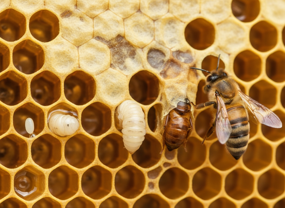 vývoj včelí královny