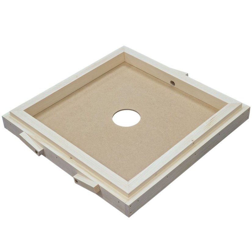 Kŕmiace veko HDF v ráme 1 otvor - 3cm
