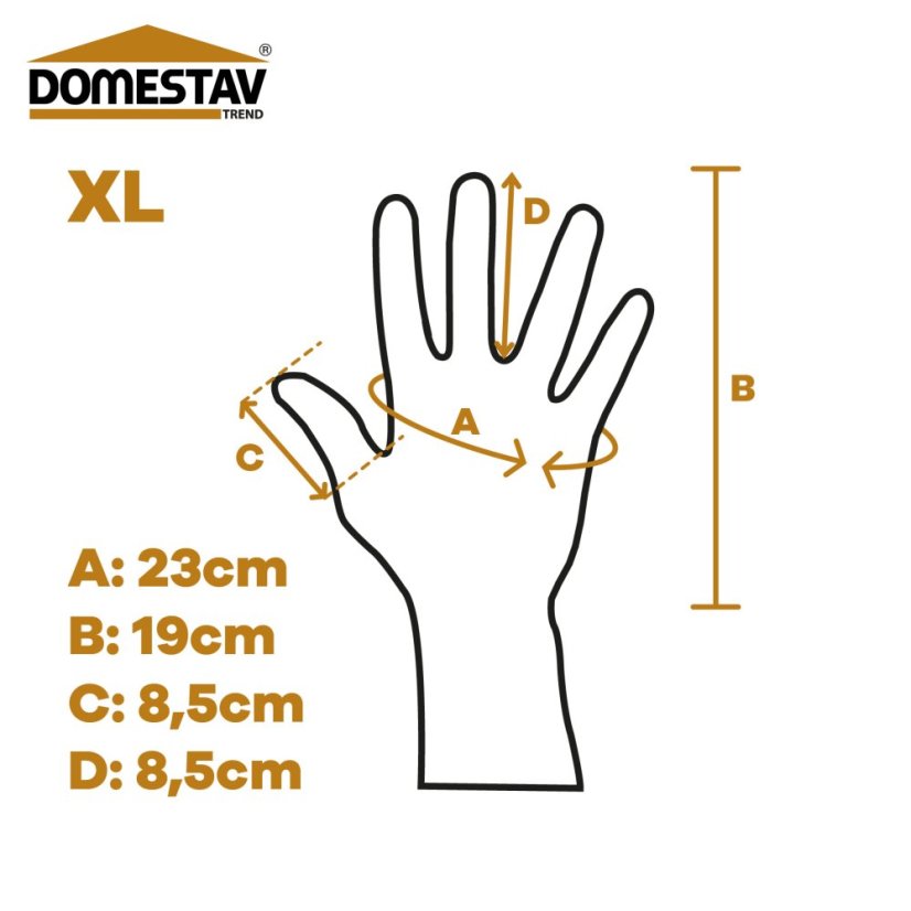 Včelárske rukavice kožené, priedušný úplet, ľanové návleky - Veľkosť: Velikost XXL