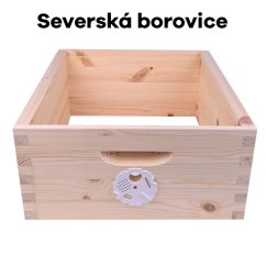 Včelí nástavek cinkovaný Langstroth 3/4 - 195 mm, Severská borovice