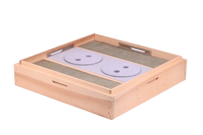 Difuzní protiplísňové krmící víko, 2 otvor - 2cm zateplení