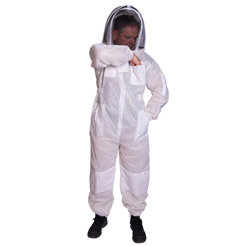 Včelárska sieťovaná kombinéza s kuklou - Veľkosť: Velikost M