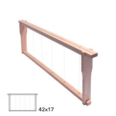 Rámek 42x17 E10, svisle Hoffman, Lípa