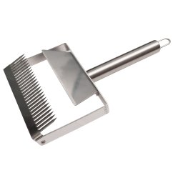 Odviečkovacia vidlička s vedením, celonerezová, 26 tŕňov/125mm, AF007