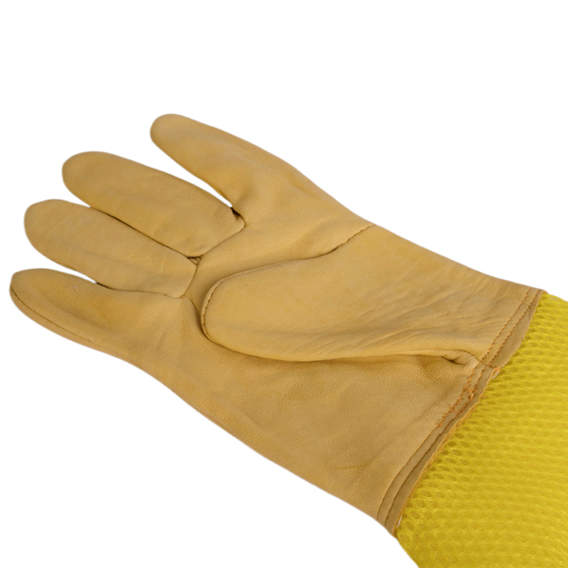 Včelárske rukavice kožené silné s vetracími návlekmi - Veľkosť: Velikost XXL