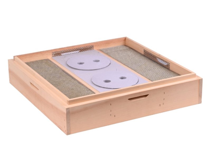 Difuzní protiplísňové krmící víko, 2 otvor - 2cm zateplení