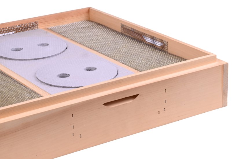 Difuzní protiplísňové krmící víko, 2 otvor - 2cm zateplení