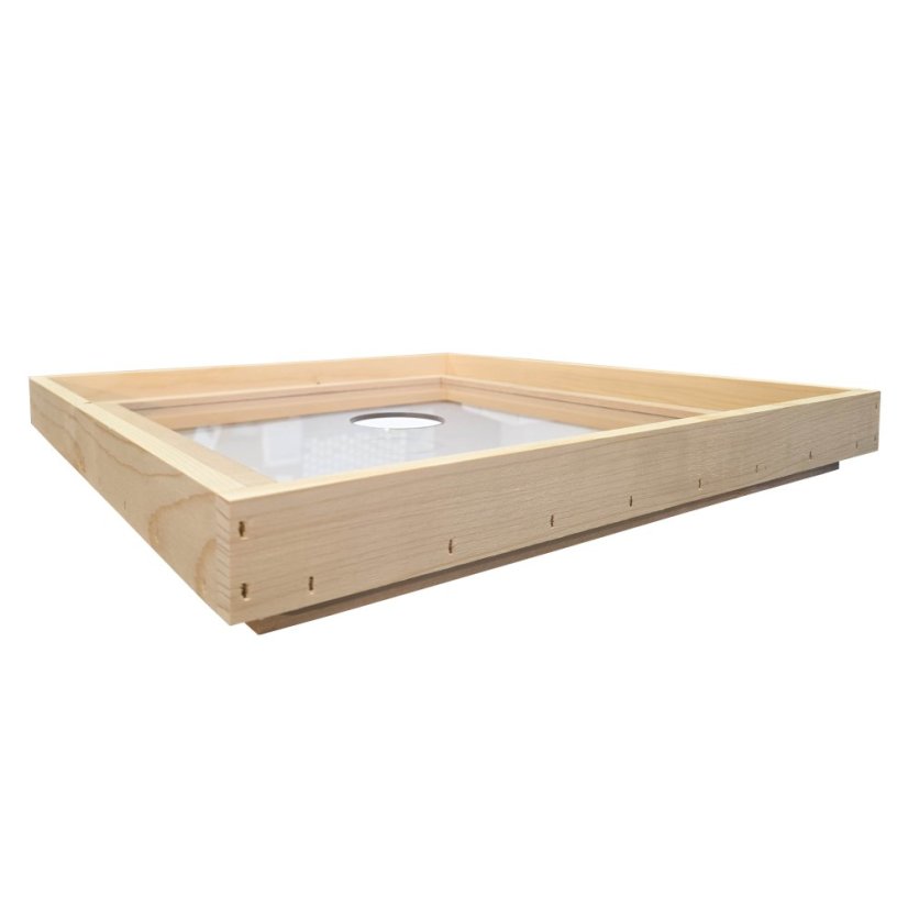 Kŕmiace veko Plexi 1 otvor - 3cm