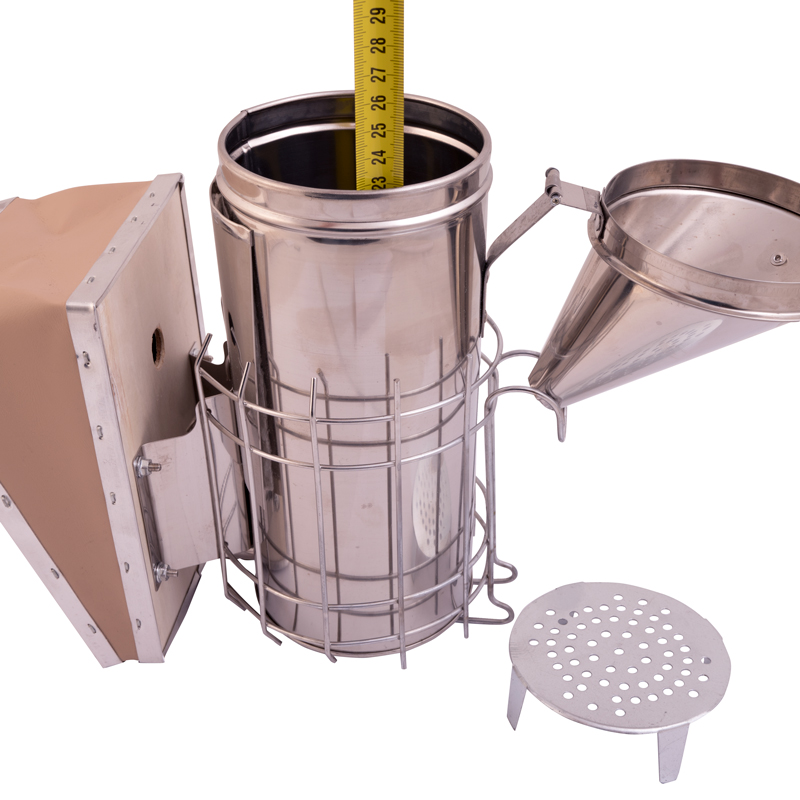 Včelařský dýmák velmi velký, nerezový, AD004