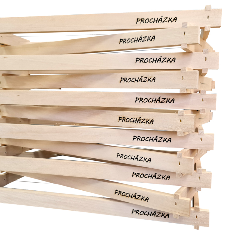 Rámkový prírez 39x15 vodorovne Hoffman, Lipa, 50 ks