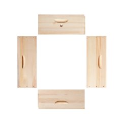 Včelí nástavek 39x15, borovice vejmutovka, nesmontovaný, 1 ks