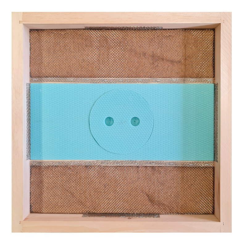 Difuzní protiplísňové krmící víko, 1 otvor, Langstroth