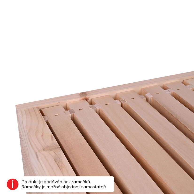 Včelí nástavok cinkovaný Langstroth Jumbo - 295 mm, Severská borovica