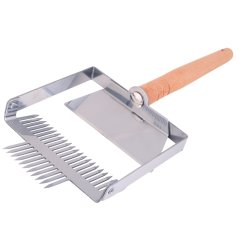 Odvíčkovací vidlička s vedením, dvojitá, 23 trnů/110mm