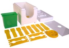 Včelí oplodňáček, 4-plástový, polystyrenový, AB002