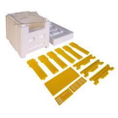 Včelí oplodňáček, 3-plástový, polystyrenový, AB001