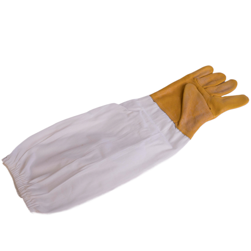 Včelařské rukavice kožené silné - Velikost: Velikost XL