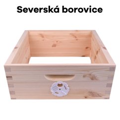 Včelí nástavek cinkovaný 39x17, Severská borovice