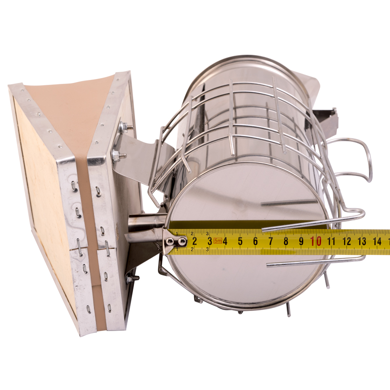 Včelařský dýmák velmi velký, nerezový, AD004