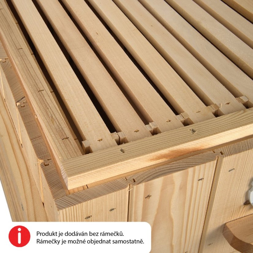 Včelí úl zateplený 1 nástavek 39x30, 2 nástavky 39x17 - 2cm