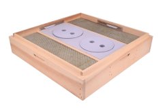 Difuzní protiplísňové krmící víko, 2 otvor - 3cm zateplení