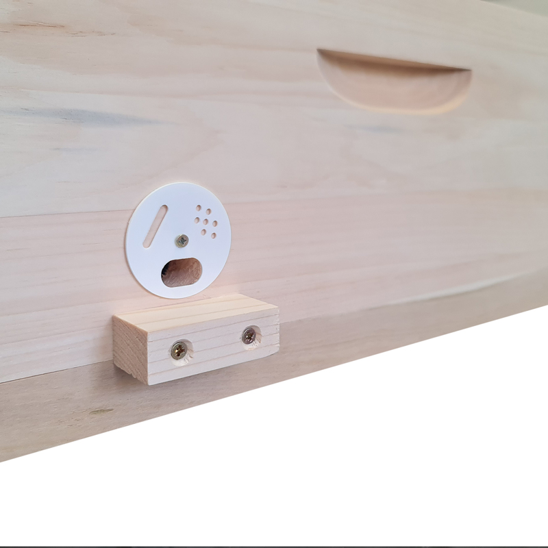 Drevený oplodniačik pre 4 matky - INOVOVANÝ, 485 x 485 mm, Borovica hladká (vejmutovka)