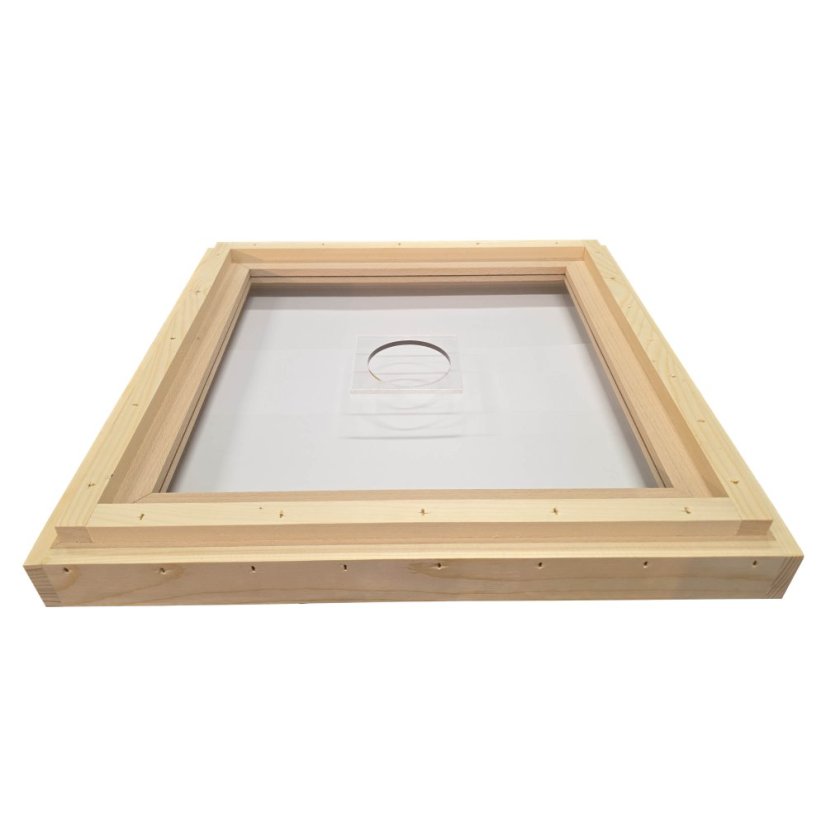 Kŕmiace veko Plexi 1 otvor - 3cm