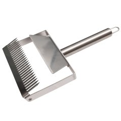 Odvíčkovací vidlička s vedením, celonerezová, 26 trnů/125mm, AF007