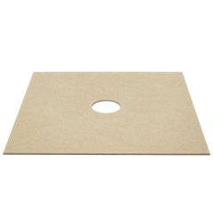 Krmící víko HDF bez rámu 1 otvor - 2cm