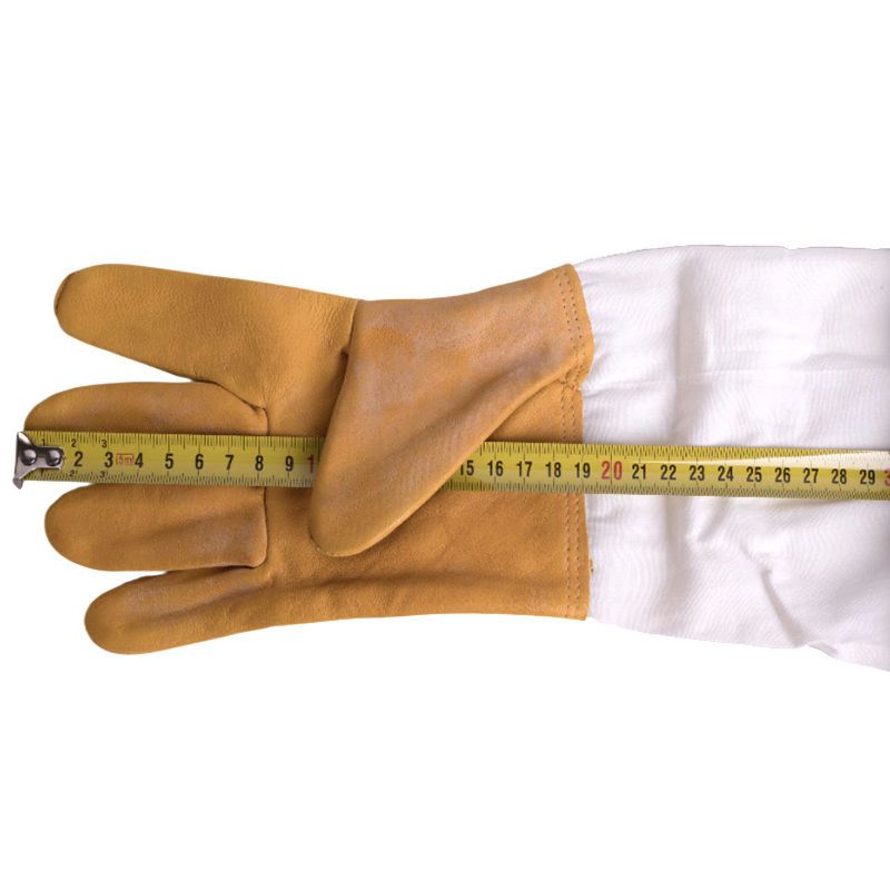 Včelařské rukavice kožené silné - Velikost: Velikost XL