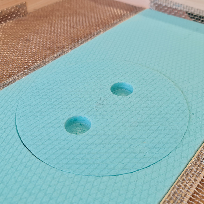 Difuzní protiplísňové krmící víko, 1 otvor, Langstroth