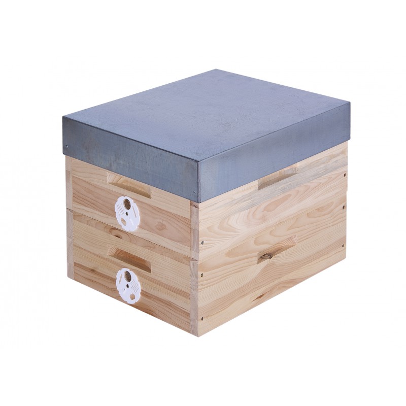 Střecha pro včelí úl B10, plechové víko, zateplené se zátěží