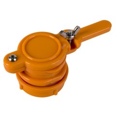 Kohout vypouštěcí střižný, plastový, 38mm