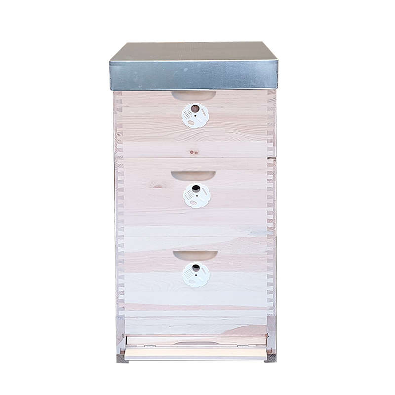 Včelí úľ 39x24 - zostava 3 nadstavky cinkované, Borovica hladká (vejmutovka)