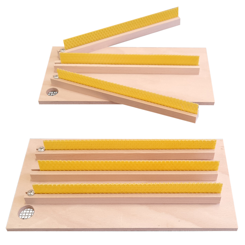 Drevený oplodniačik pre 4 matky - INOVOVANÝ, 485 x 485 mm, Borovica hladká (vejmutovka)