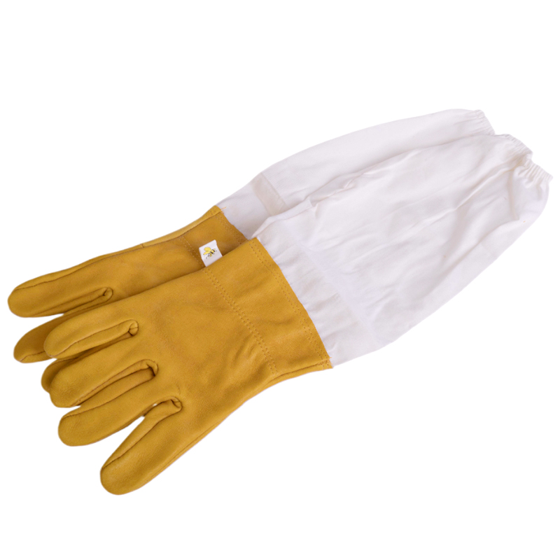 Včelařské rukavice kožené silné - Velikost: Velikost XL