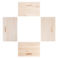 Včelí nadstavok Optimal vysoký, nezmontovaný, Borovica hladká (vejmutovka)