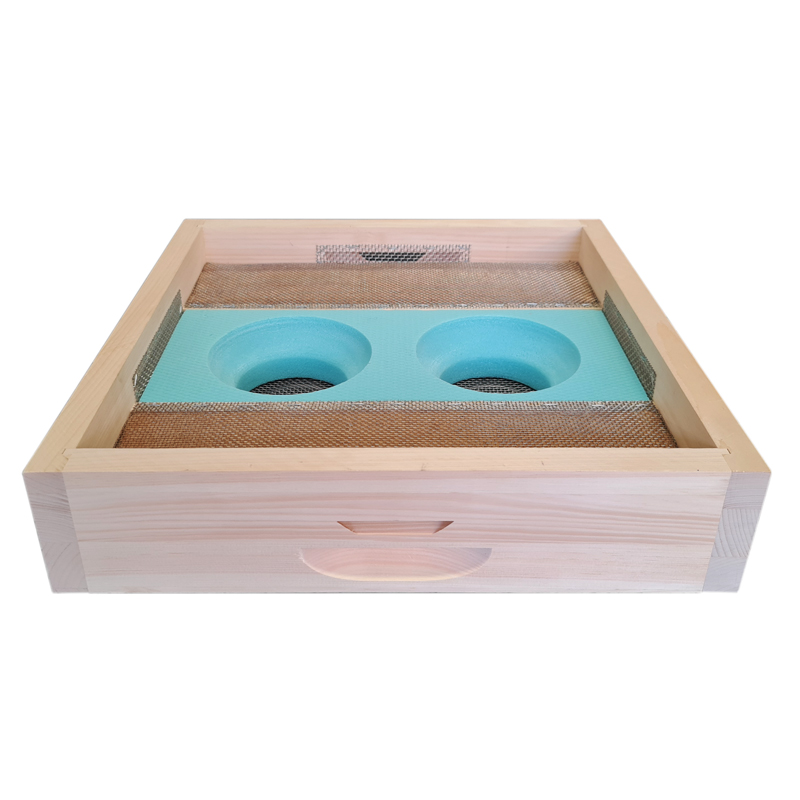 Difúzne protiplesňové kŕmiace veko, 2 otvory, B10