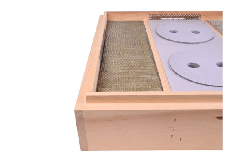 Difuzní protiplísňové krmící víko, 2 otvor - 2cm zateplení