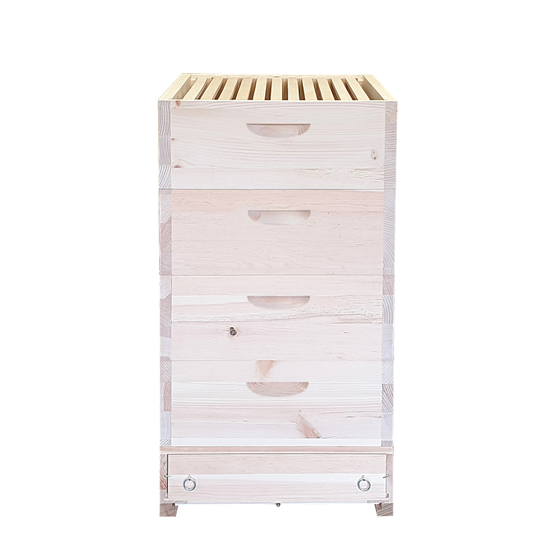 Včelí úľ Optimal - zostava 4 nízké nadstavky, Borovica hladká (vejmutovka)