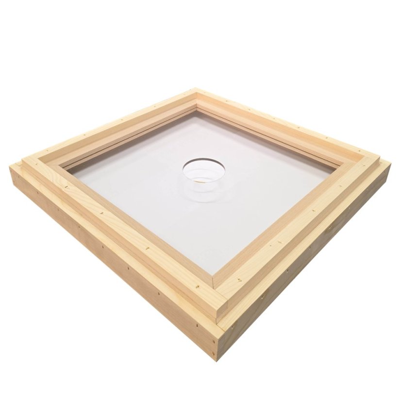 Kŕmiace veko Plexi 1 otvor - 3cm
