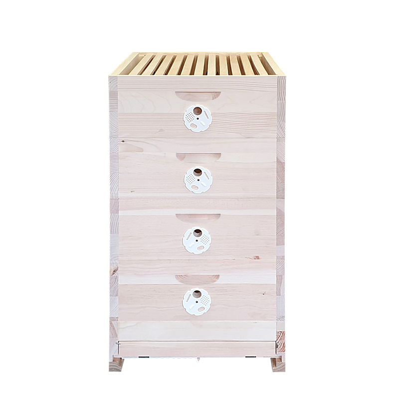 Včelí úľ Optimal - zostava 4 nízké nadstavky, Borovica hladká (vejmutovka)