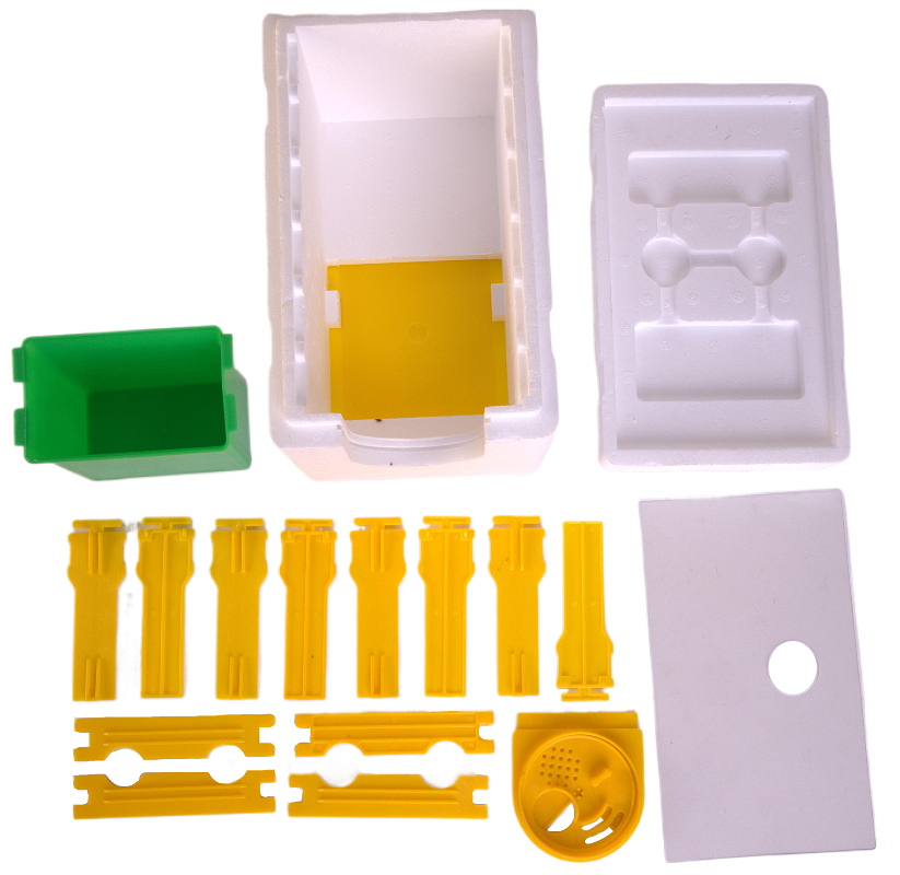 Včelí oplodniak, 4-plástový, polystyrénový, AB002