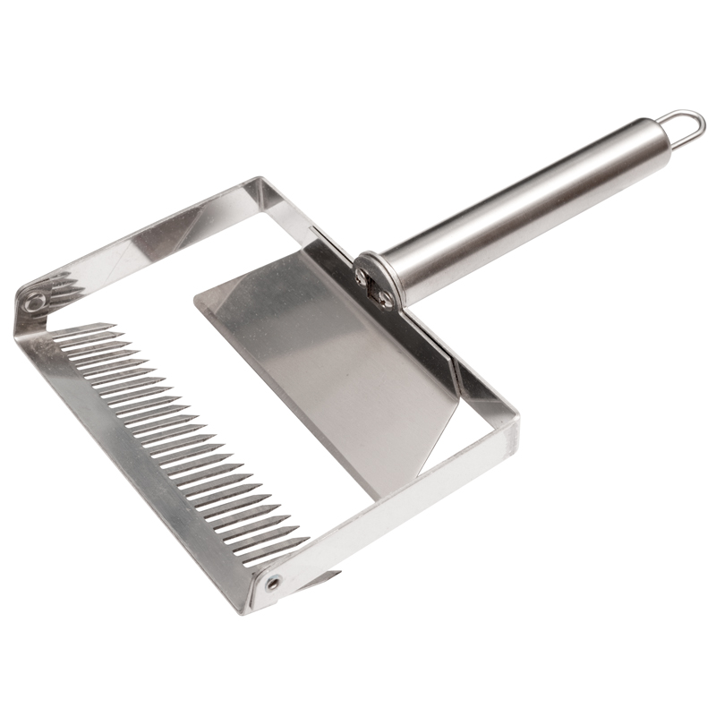 Odviečkovacia vidlička s vedením, celonerezová, 26 tŕňov/125mm, AF007