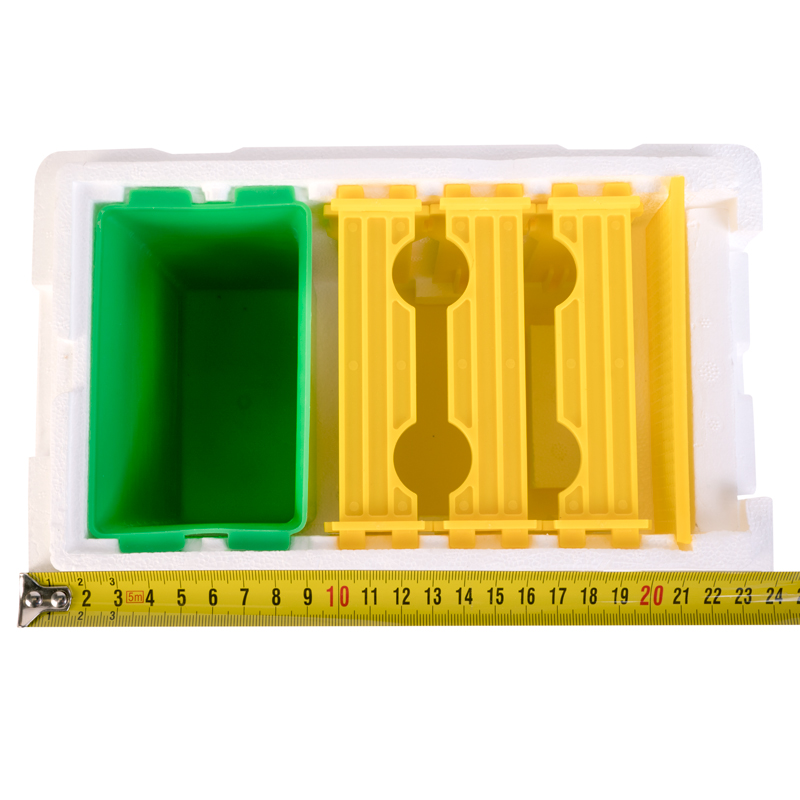 Včelí oplodňáček, 3-plástový, polystyrenový, AB003