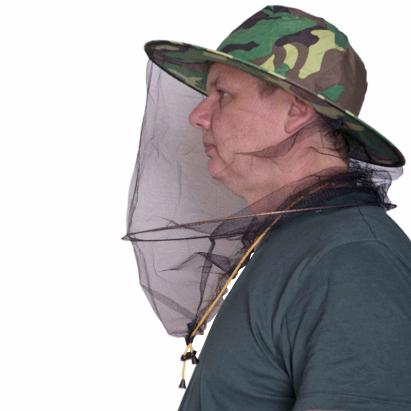 Včelársky klobúk s maskovacou potlačou