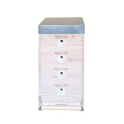 Včelí úl Langstroth 2/3 - sestava 4 nástavky cinkované, Borovice vejmutovka