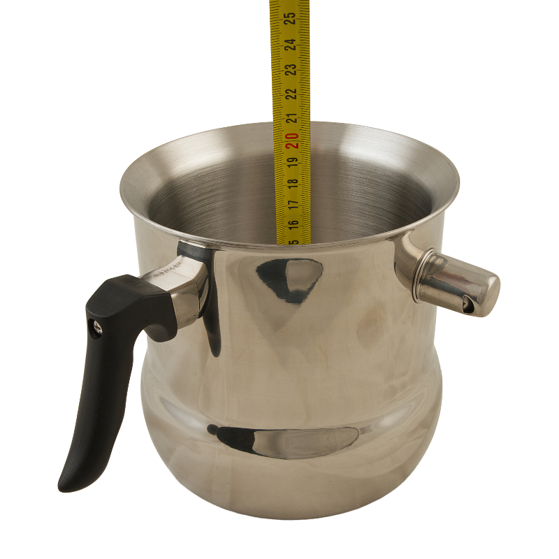 Vařák na vosk dvouplášťový nerezový 2,5l