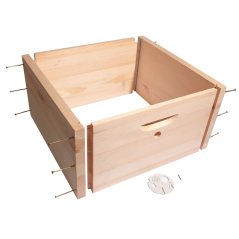 Včelí nadstavok Optimal vysoký, nezmontovaný, Borovica hladká (vejmutovka)