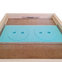 Difúzne protiplesňové kŕmiace veko, 2 otvory, Optimal